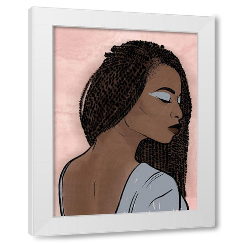 Fierce Fashion 1 White Modern Wood Framed Art Print by Prime, Marcus
