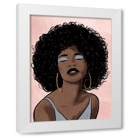 Fierce Fashion 2 White Modern Wood Framed Art Print by Prime, Marcus