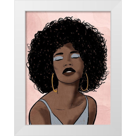 Fierce Fashion 2 White Modern Wood Framed Art Print by Prime, Marcus