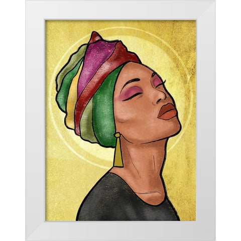 Majestic Princess 2 White Modern Wood Framed Art Print by Prime, Marcus