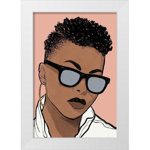 Fashion Royalty 1 White Modern Wood Framed Art Print by Prime, Marcus