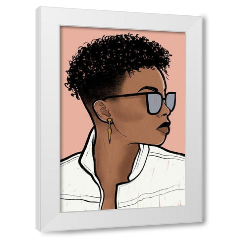 Fashion Royalty 2 White Modern Wood Framed Art Print by Prime, Marcus