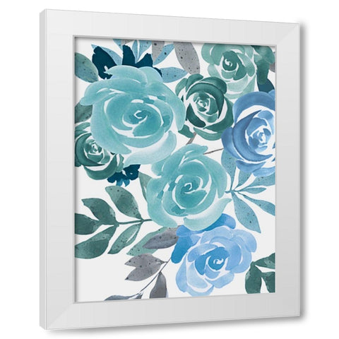 Floral Growth 2 White Modern Wood Framed Art Print by Prime, Marcus