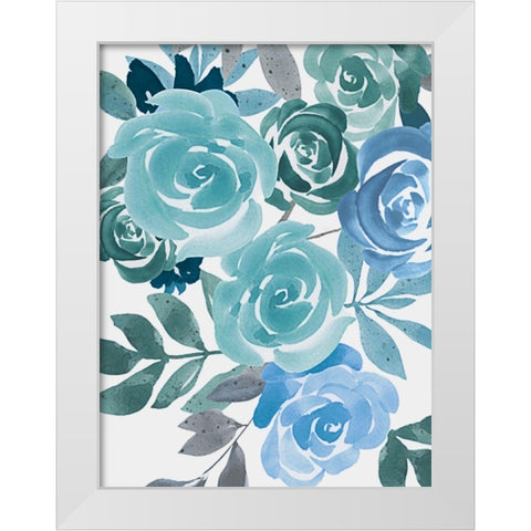 Floral Growth 2 White Modern Wood Framed Art Print by Prime, Marcus