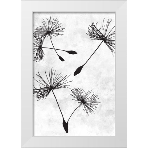 Dandelion Flight 2 White Modern Wood Framed Art Print by Prime, Marcus