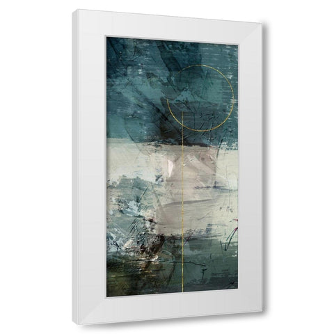 Gold Flare White Modern Wood Framed Art Print by Prime, Marcus