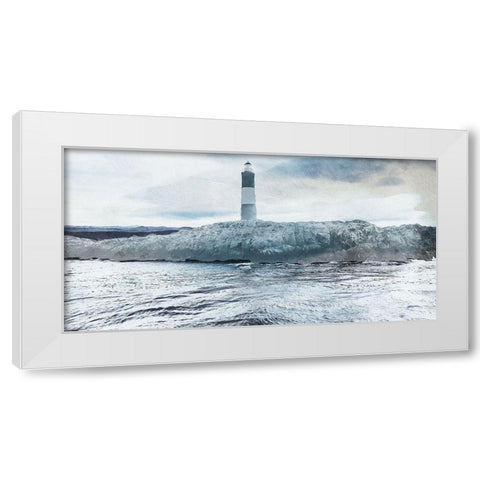 Dawn Over Breakage White Modern Wood Framed Art Print by Prime, Marcus