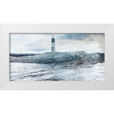 Dawn Over Breakage White Modern Wood Framed Art Print by Prime, Marcus