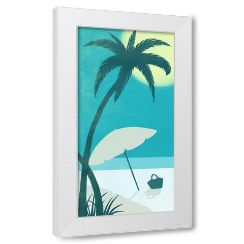 Coastal Fun 5 White Modern Wood Framed Art Print by Prime, Marcus