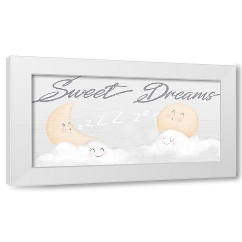 Sweet Dreams White Modern Wood Framed Art Print by Prime, Marcus