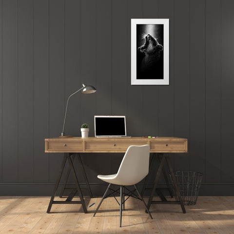 Powerful Resilience 3 White Modern Wood Framed Art Print by Prime, Marcus