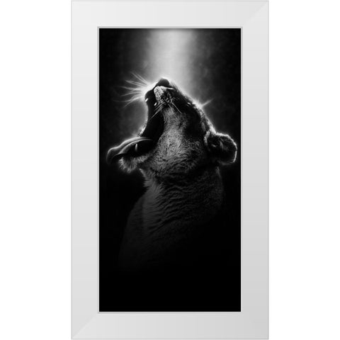 Powerful Resilience 3 White Modern Wood Framed Art Print by Prime, Marcus