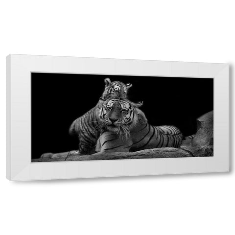 Strong Family 2 White Modern Wood Framed Art Print by Prime, Marcus