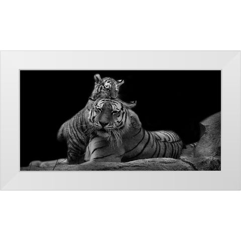 Strong Family 2 White Modern Wood Framed Art Print by Prime, Marcus