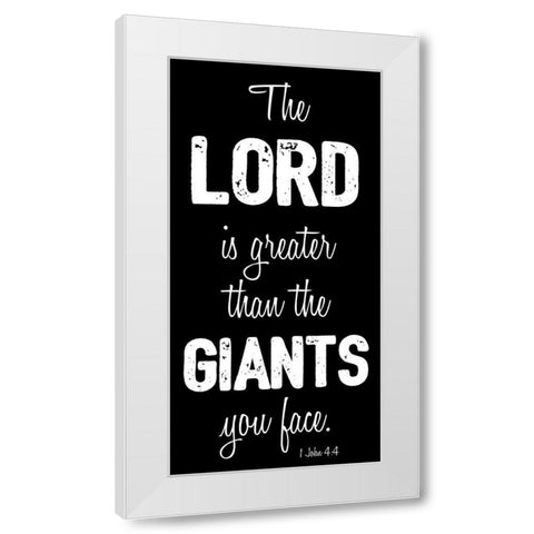 Great Lord White Modern Wood Framed Art Print by Prime, Marcus