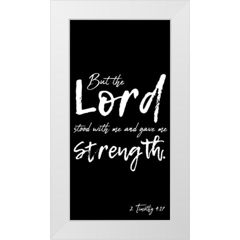 Strong Lord 1 White Modern Wood Framed Art Print by Prime, Marcus