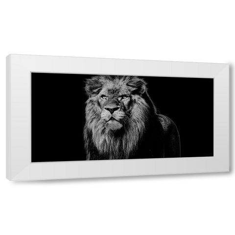 King Emerges 1 White Modern Wood Framed Art Print by Prime, Marcus