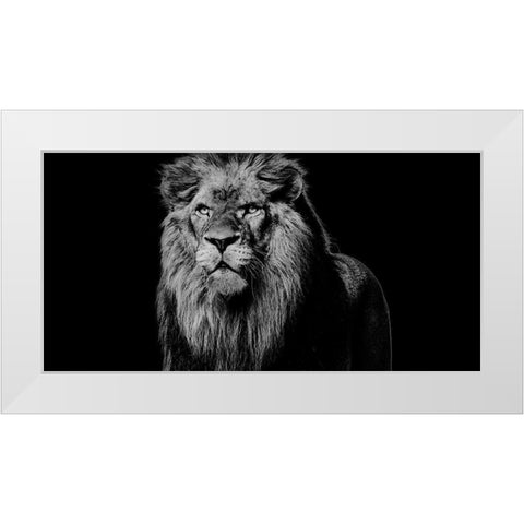 King Emerges 1 White Modern Wood Framed Art Print by Prime, Marcus