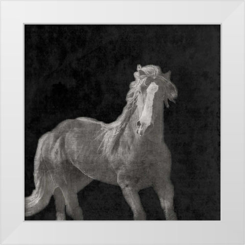 Midnight Run White Modern Wood Framed Art Print by Prime, Marcus