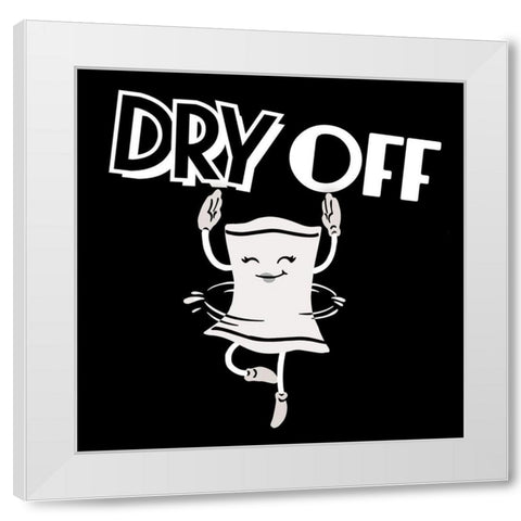 Retro Dry Dance 2 White Modern Wood Framed Art Print by Prime, Marcus