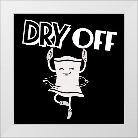 Retro Dry Dance 2 White Modern Wood Framed Art Print by Prime, Marcus