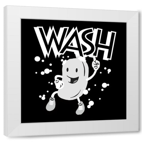 Retro Soap Dance 2 White Modern Wood Framed Art Print by Prime, Marcus