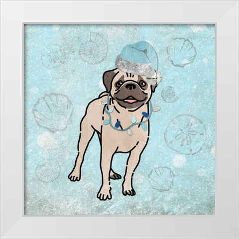 Merry Seasmas 2 White Modern Wood Framed Art Print by Prime, Marcus