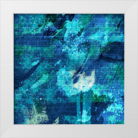 Urban Abstract White Modern Wood Framed Art Print by Prime, Marcus