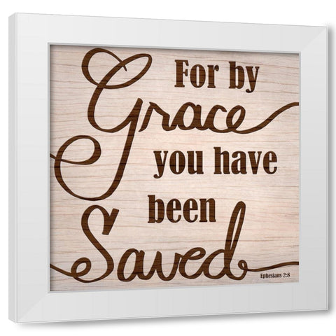 Gracefully Saved White Modern Wood Framed Art Print by Prime, Marcus