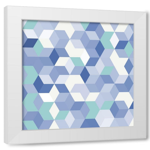 Retro Splash 1 White Modern Wood Framed Art Print by Prime, Marcus
