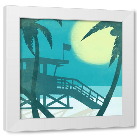 Coastal Fun 2 White Modern Wood Framed Art Print by Prime, Marcus