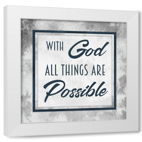 Possible Things White Modern Wood Framed Art Print by Prime, Marcus
