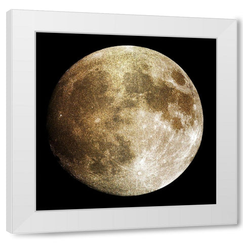 Lunar Metallics 2 White Modern Wood Framed Art Print by Prime, Marcus