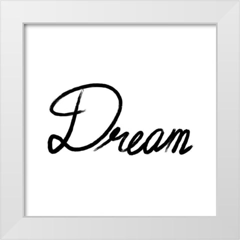 Dream White Modern Wood Framed Art Print by Prime, Marcus