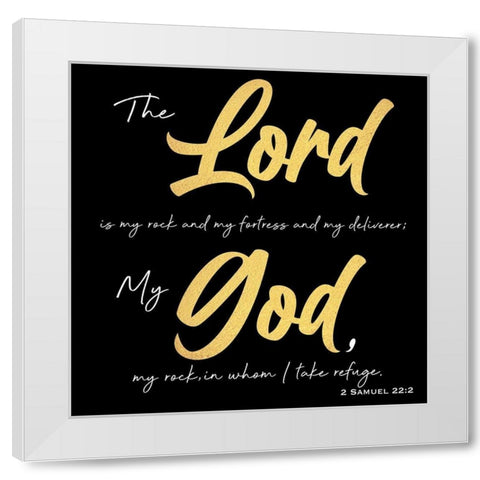 My Rock White Modern Wood Framed Art Print by Prime, Marcus