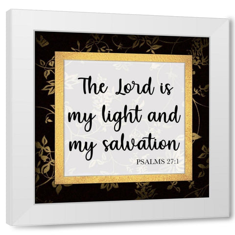 Lords Salvation White Modern Wood Framed Art Print by Prime, Marcus