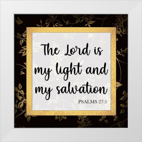 Lords Salvation White Modern Wood Framed Art Print by Prime, Marcus