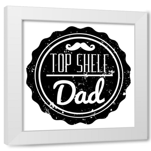 Top Shelf White Modern Wood Framed Art Print by Prime, Marcus