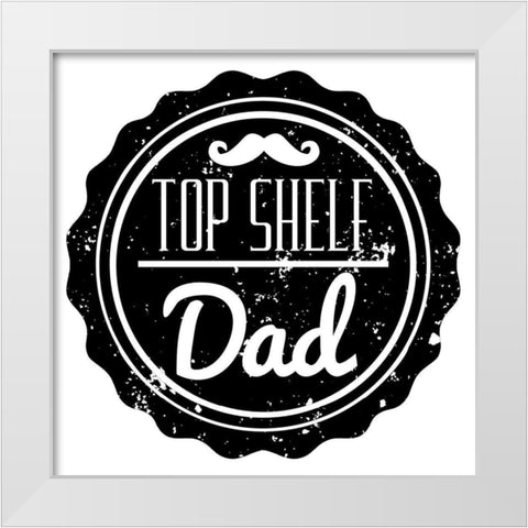 Top Shelf White Modern Wood Framed Art Print by Prime, Marcus