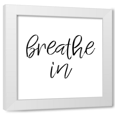 Breathe In 2 White Modern Wood Framed Art Print by Prime, Marcus