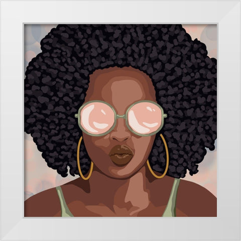 Beautiful Smooch 1 White Modern Wood Framed Art Print by Prime, Marcus