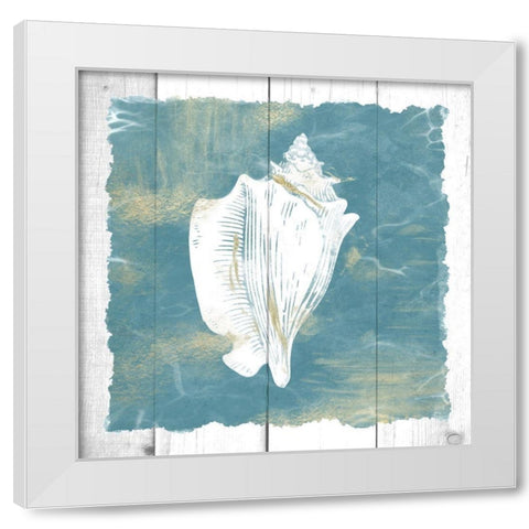 Coastal Embrace White Modern Wood Framed Art Print by Prime, Marcus