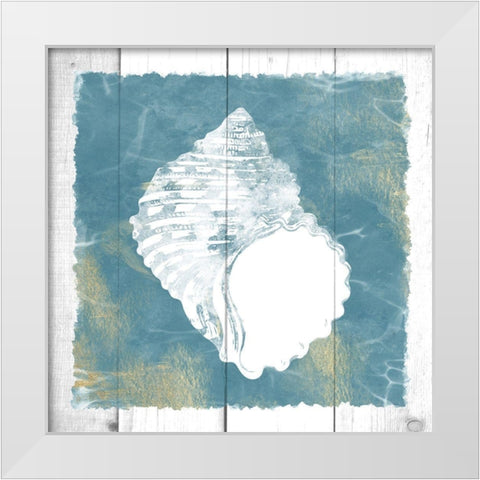 Coastal Embrace 4 White Modern Wood Framed Art Print by Prime, Marcus