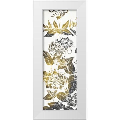 Look Through the Flowers One White Modern Wood Framed Art Print by Villa, Mlli