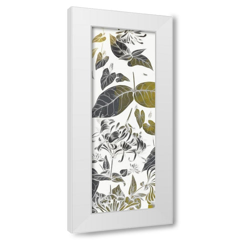 Look Through the Flowers Two White Modern Wood Framed Art Print by Villa, Mlli