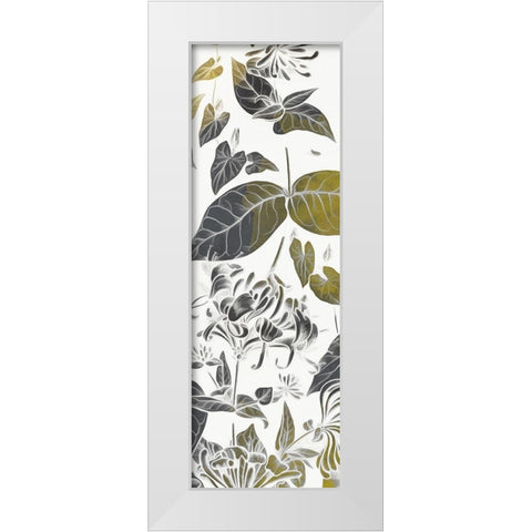Look Through the Flowers Two White Modern Wood Framed Art Print by Villa, Mlli