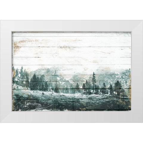 Into The Deep White Modern Wood Framed Art Print by Villa, Mlli