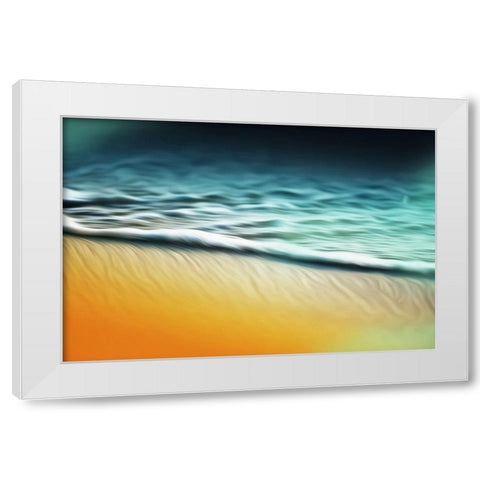 Water Abstracts White Modern Wood Framed Art Print by Villa, Mlli
