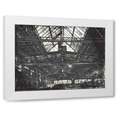 Industrial Life White Modern Wood Framed Art Print by Villa, Mlli