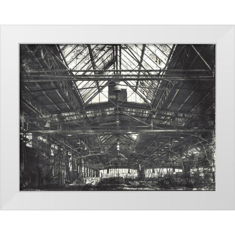 Industrial Life White Modern Wood Framed Art Print by Villa, Mlli